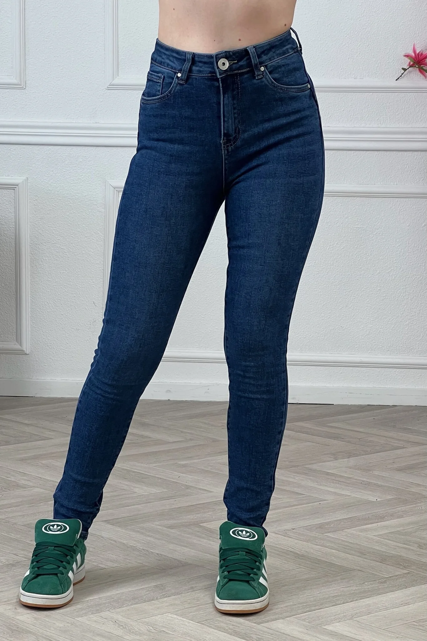 Amber Push Up Jeans - Dark Blue - Image 2