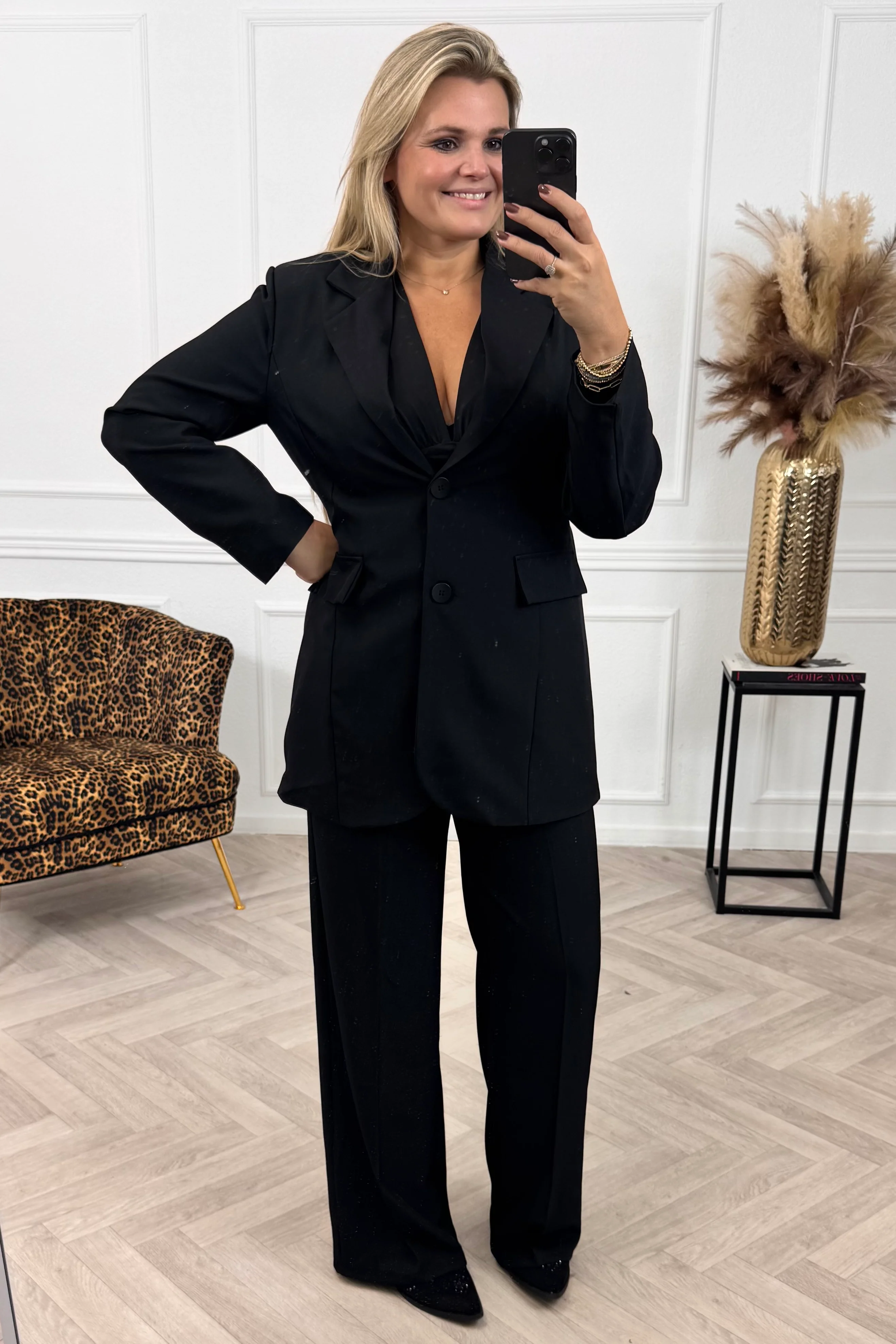 Classy Taille Coco Blazer - Black - Image 3
