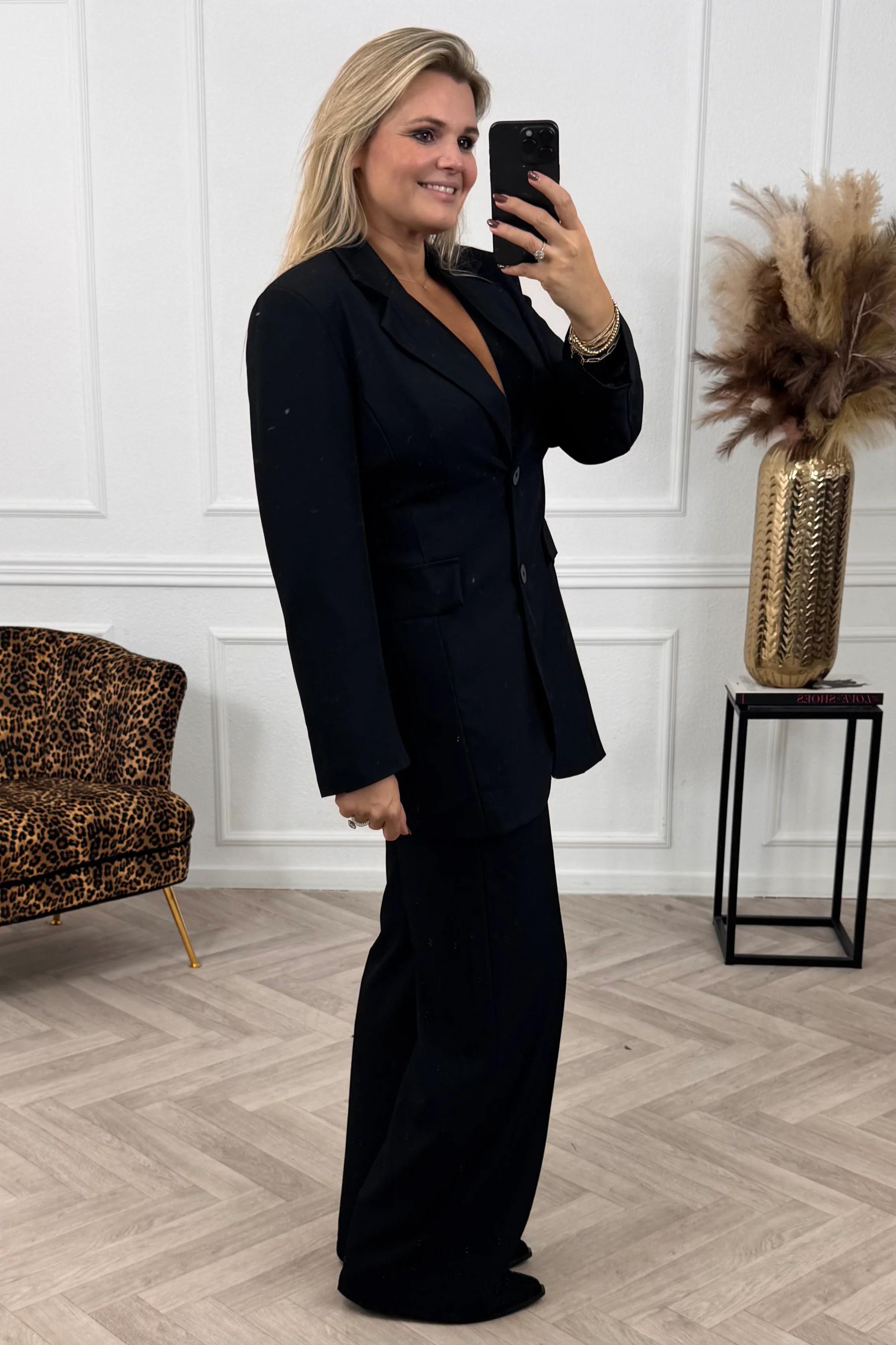 Classy Taille Coco Blazer - Black - Image 4