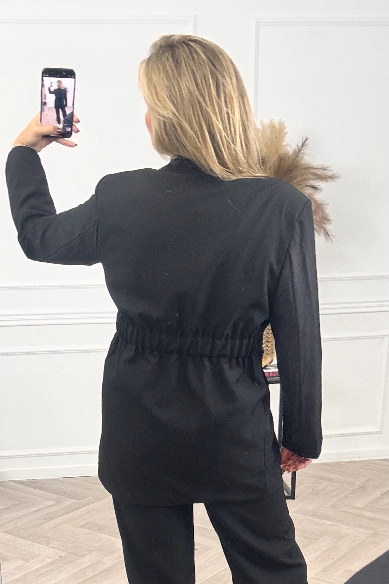Classy Taille Coco Blazer - Black - Image 6