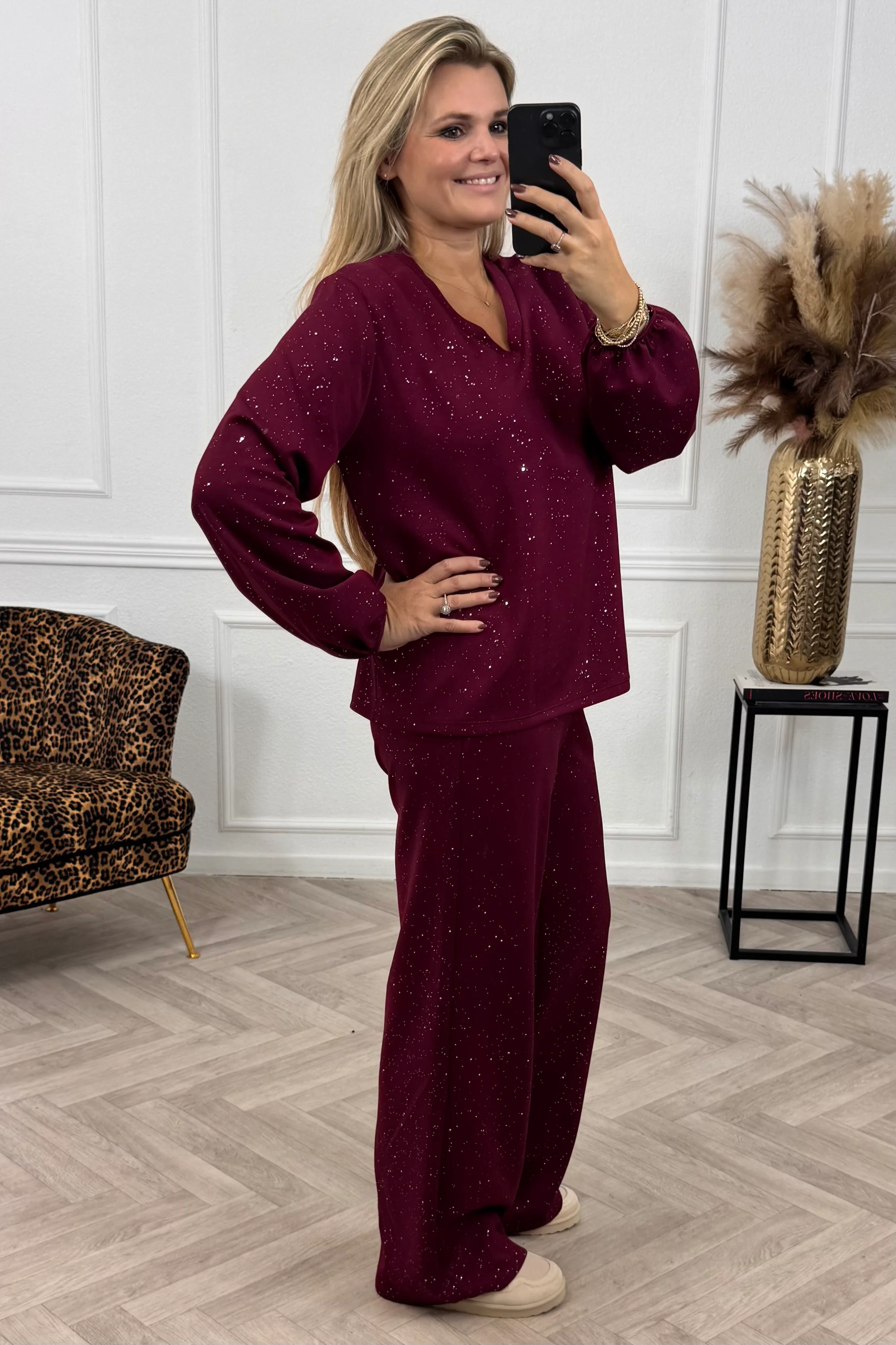 Comfy Glitter Set - Bordeaux - Image 6