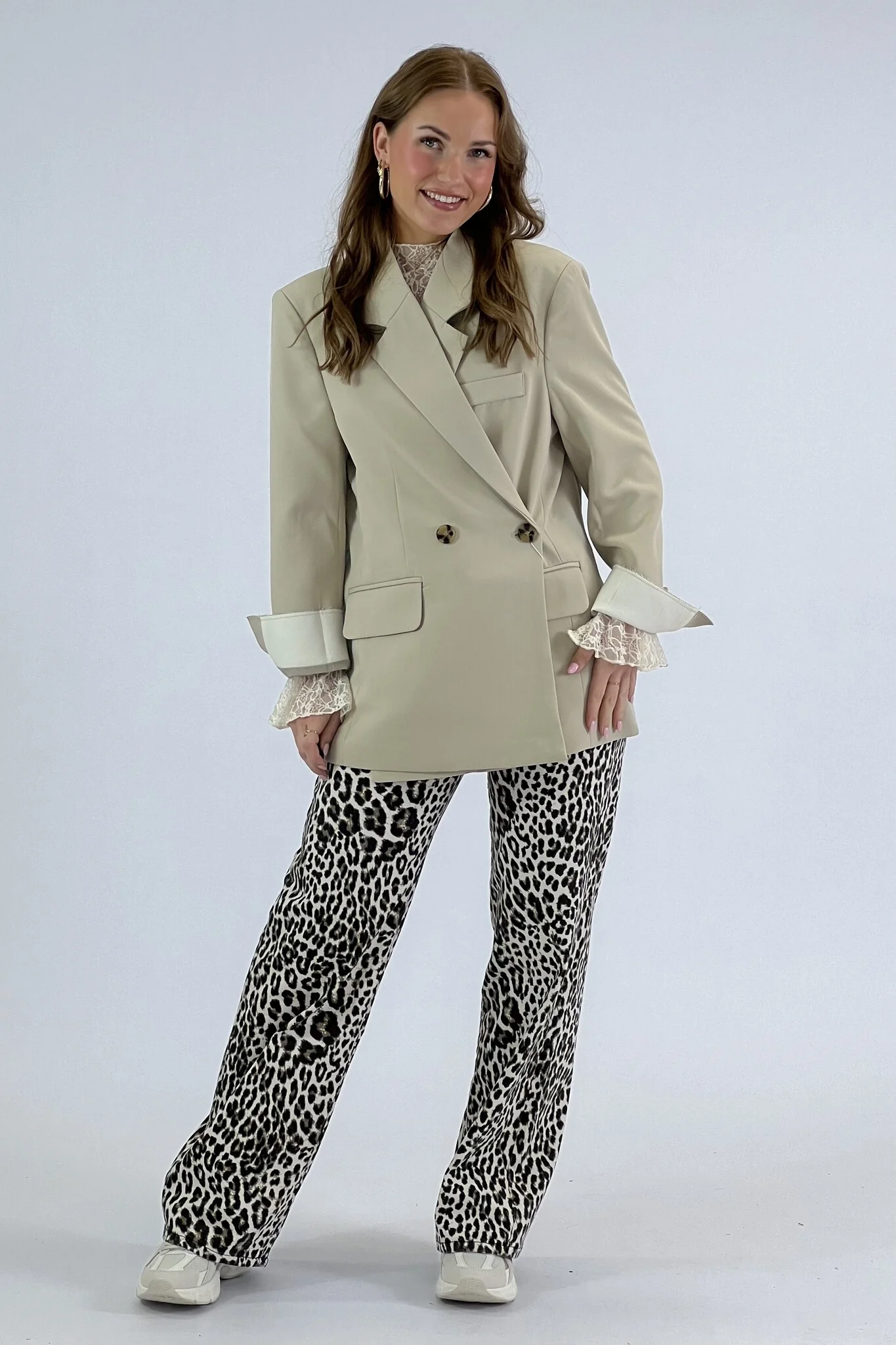 Fleur Blazer - Beige - Image 5