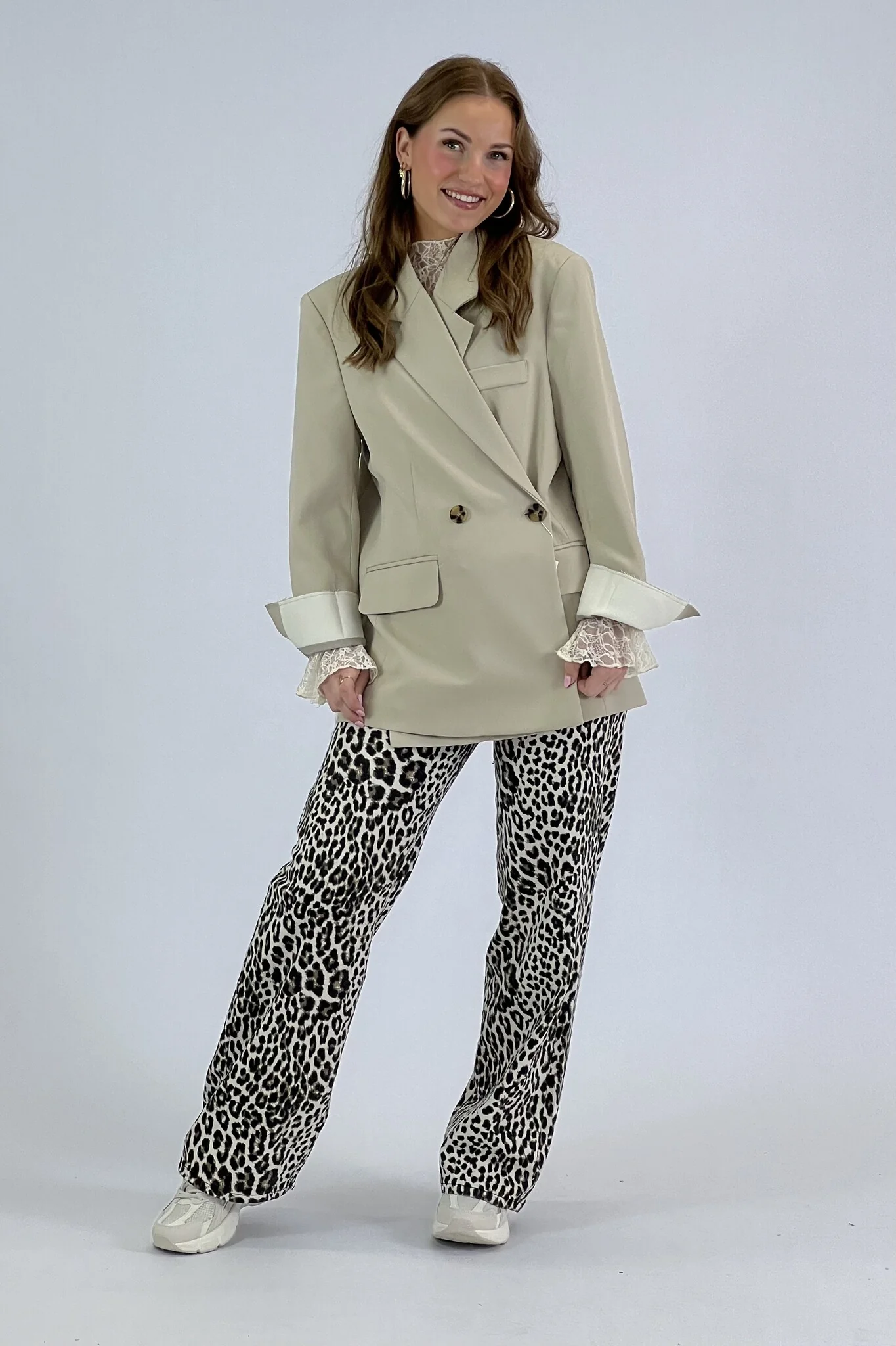 Fleur Blazer - Beige - Image 6