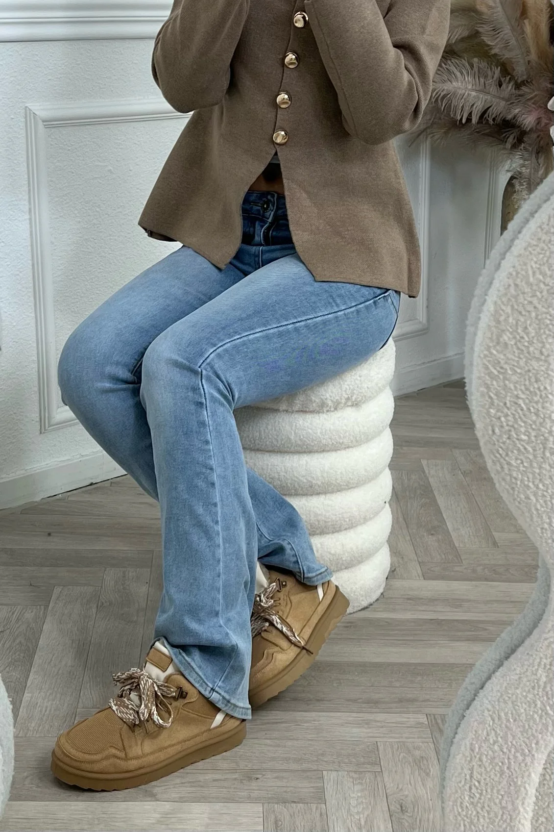Luna Winter Sneaker - Camel