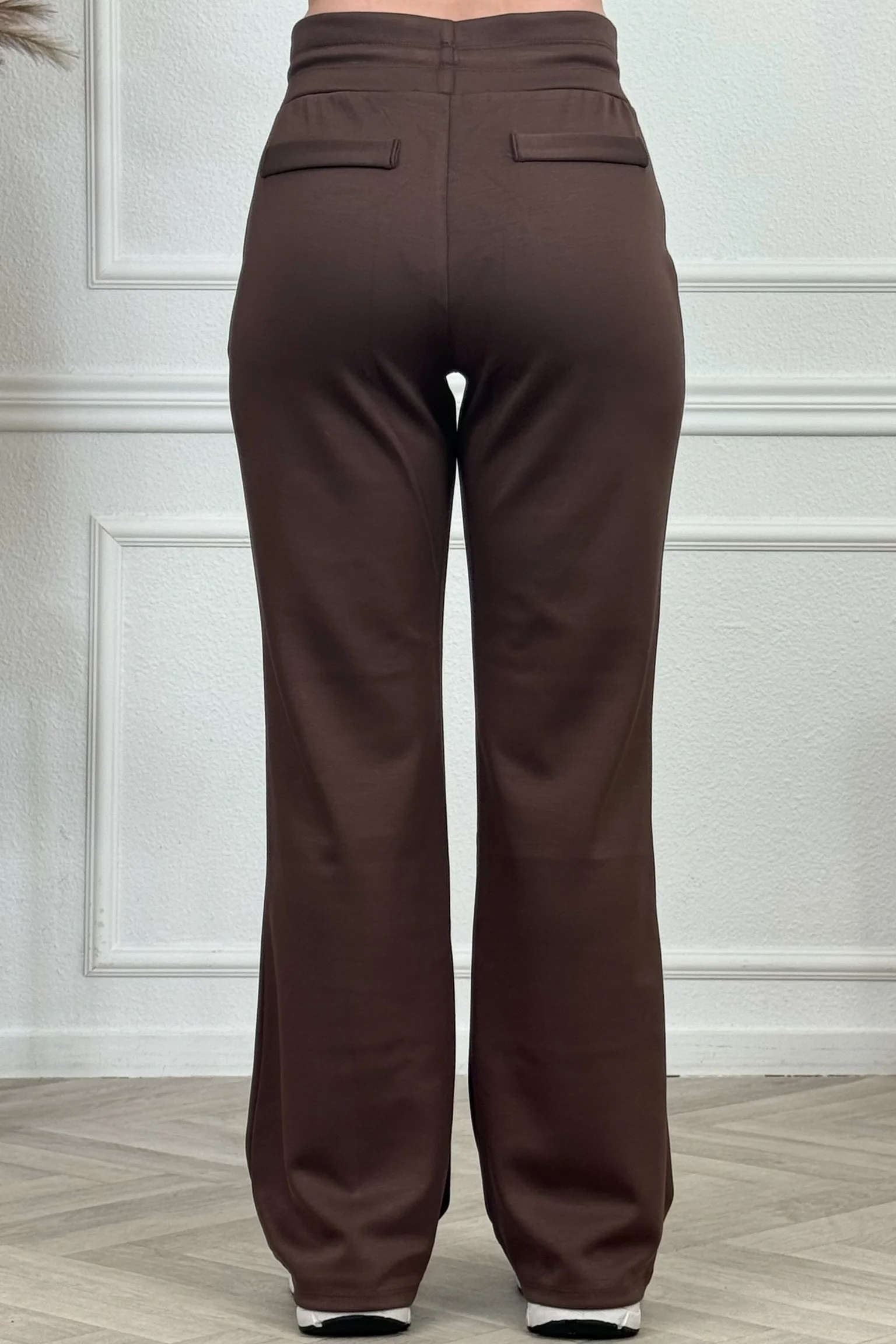 Luxury Scuba Pants - Chocolate - Image 4