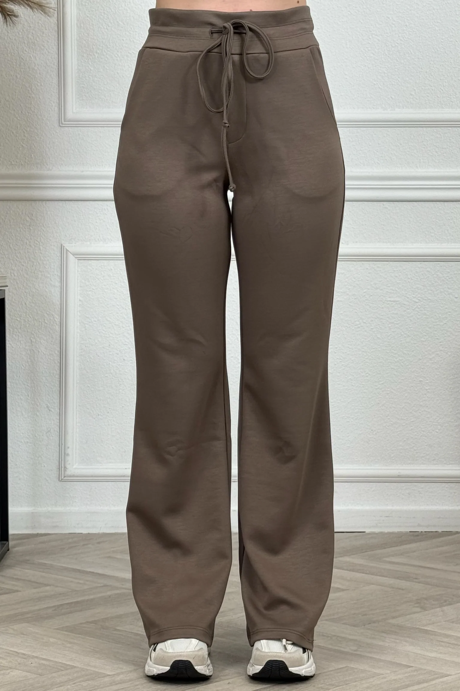 Luxury Scuba Pants - Taupe