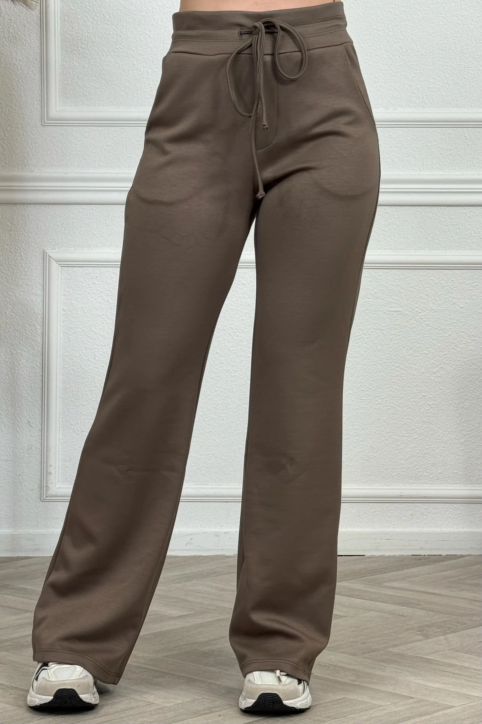 Luxury Scuba Pants - Taupe - Image 2