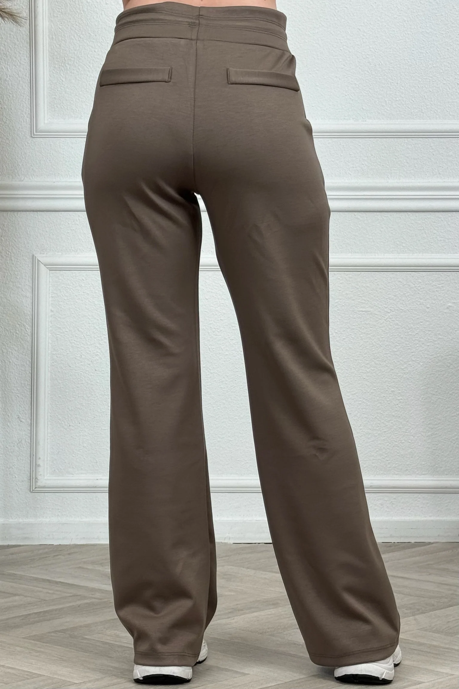 Luxury Scuba Pants - Taupe - Image 4