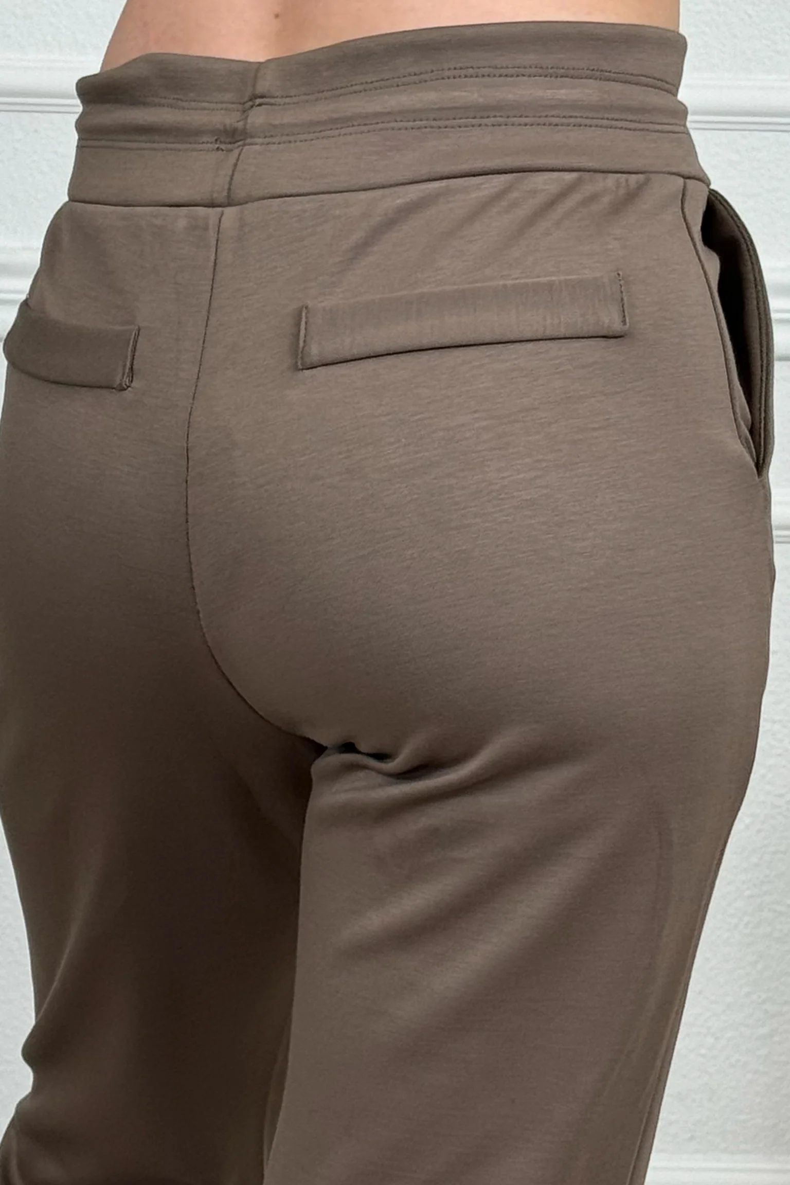 Luxury Scuba Pants - Taupe - Image 5