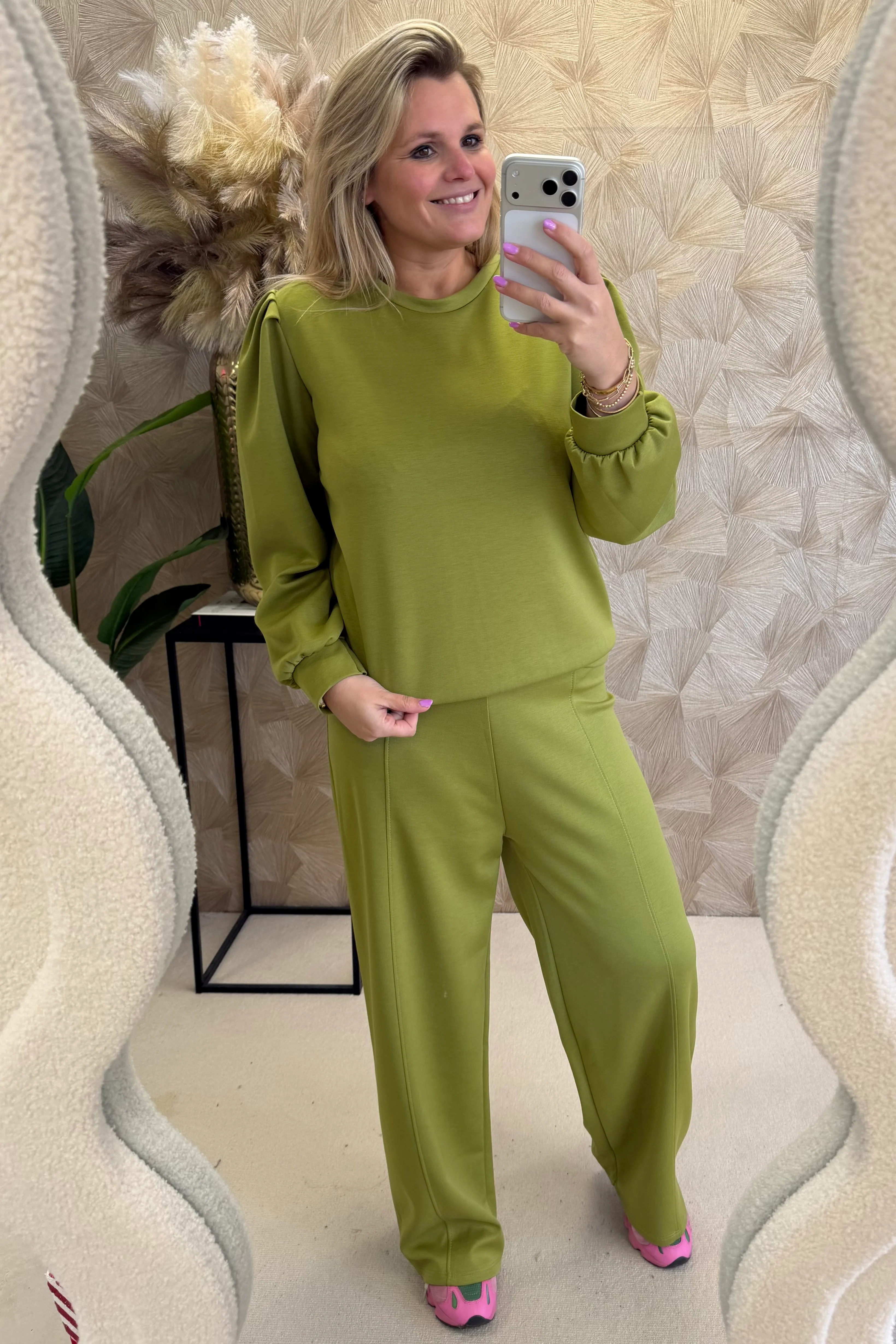 Musthave Comfy Suit - Olive Green