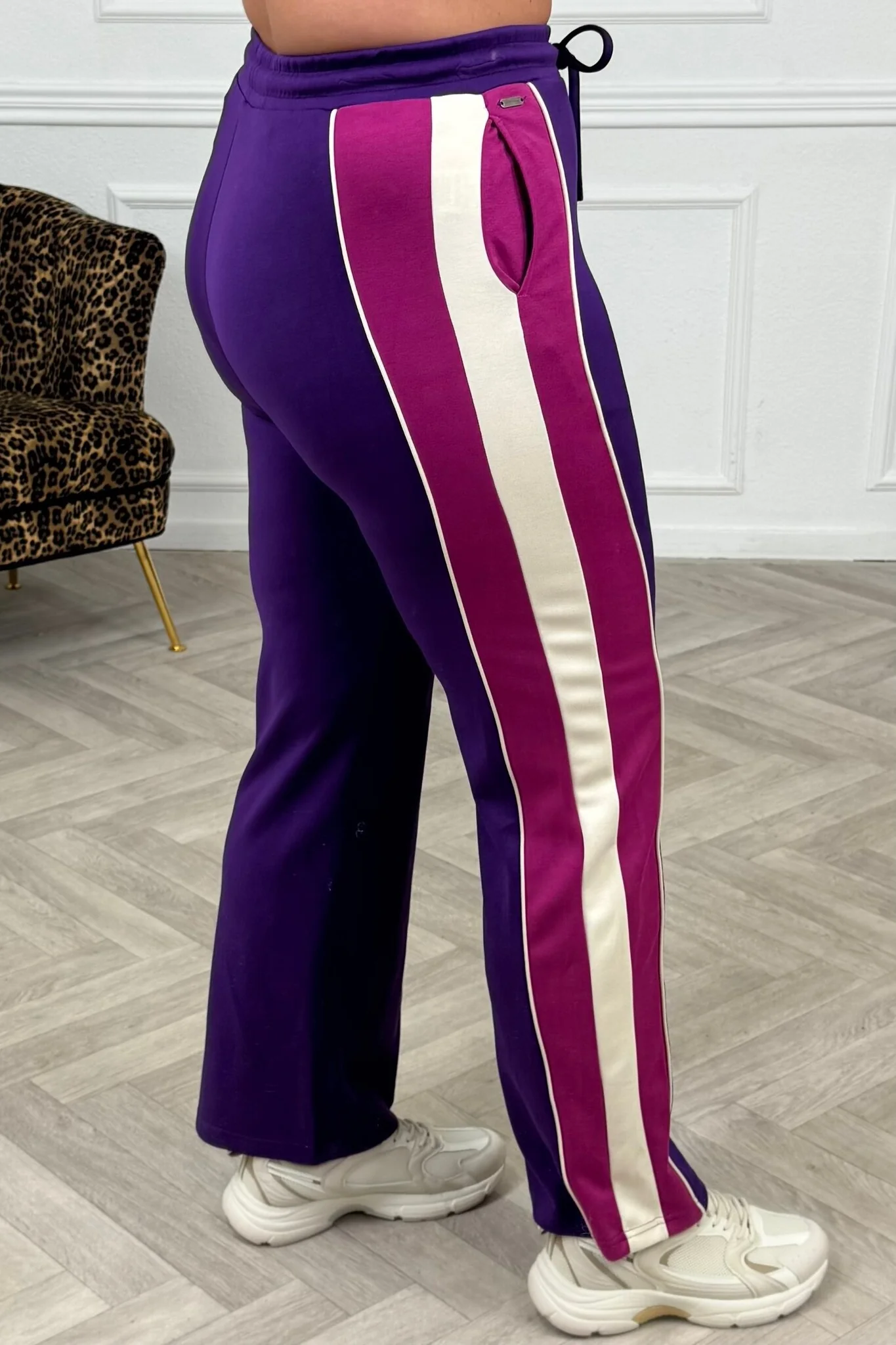Musthave Striped Pants - Purple/Pink/White