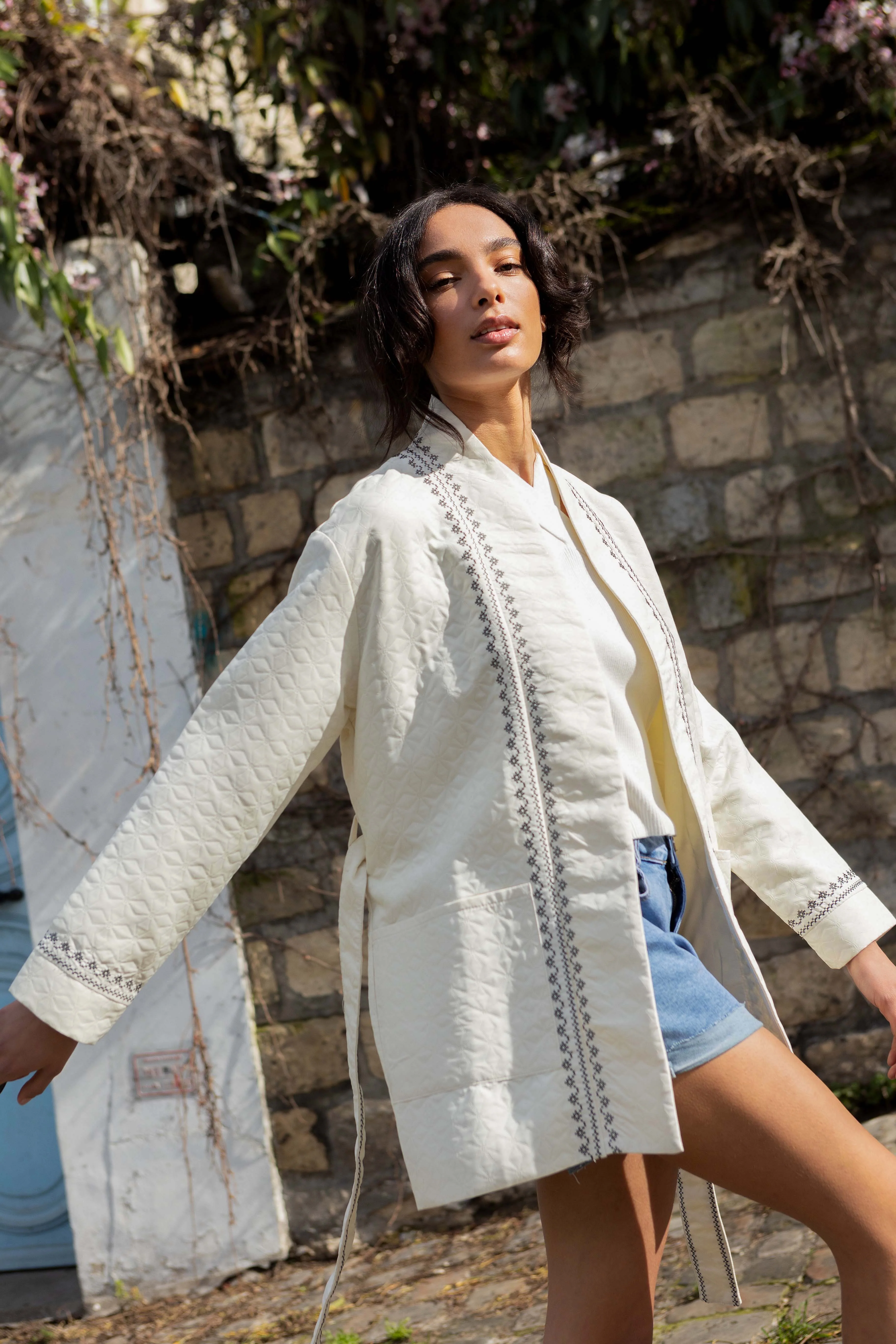 Perfect Diamond Jacket - Beige