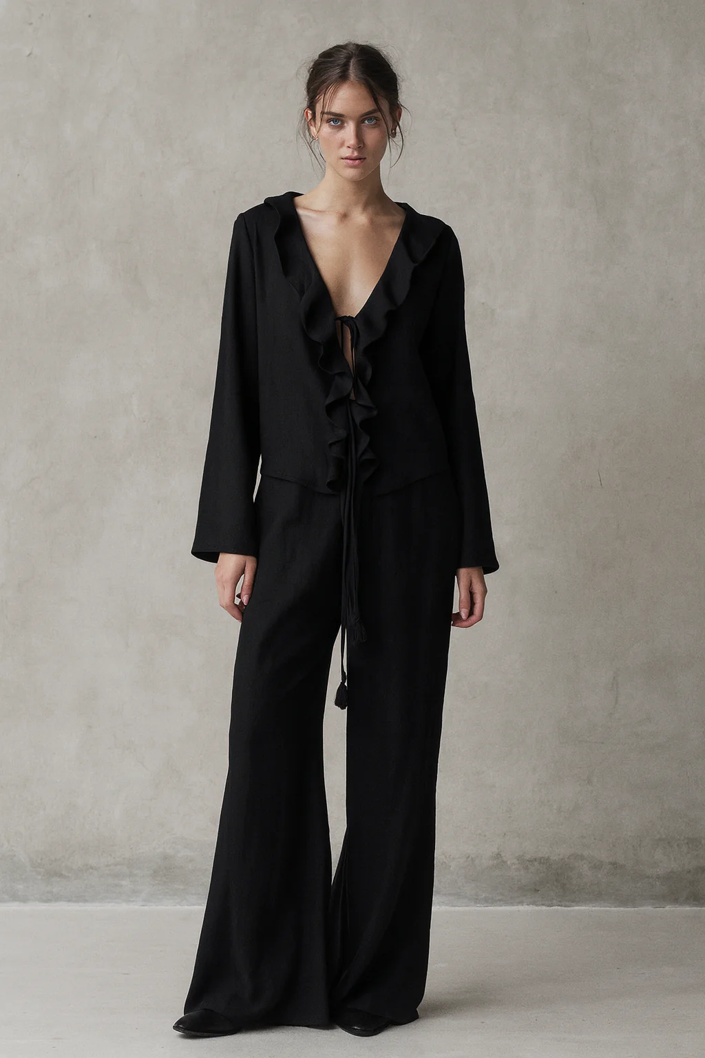 Perfect Ruffle set - Black