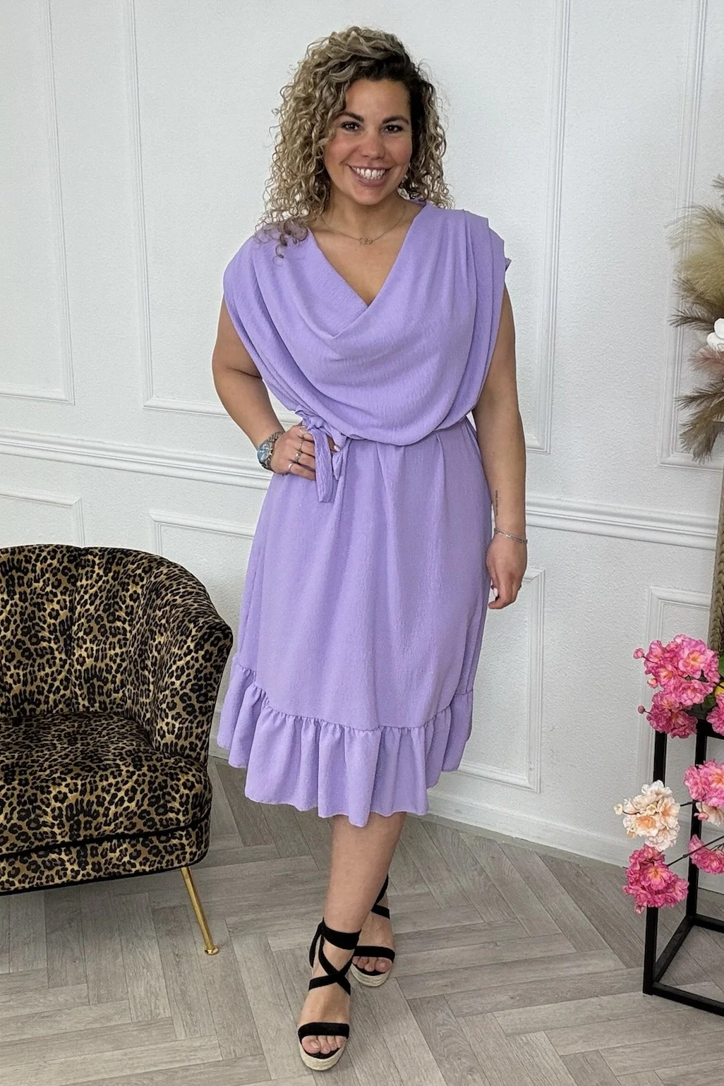 Perfect Waterfall Dress - Lila