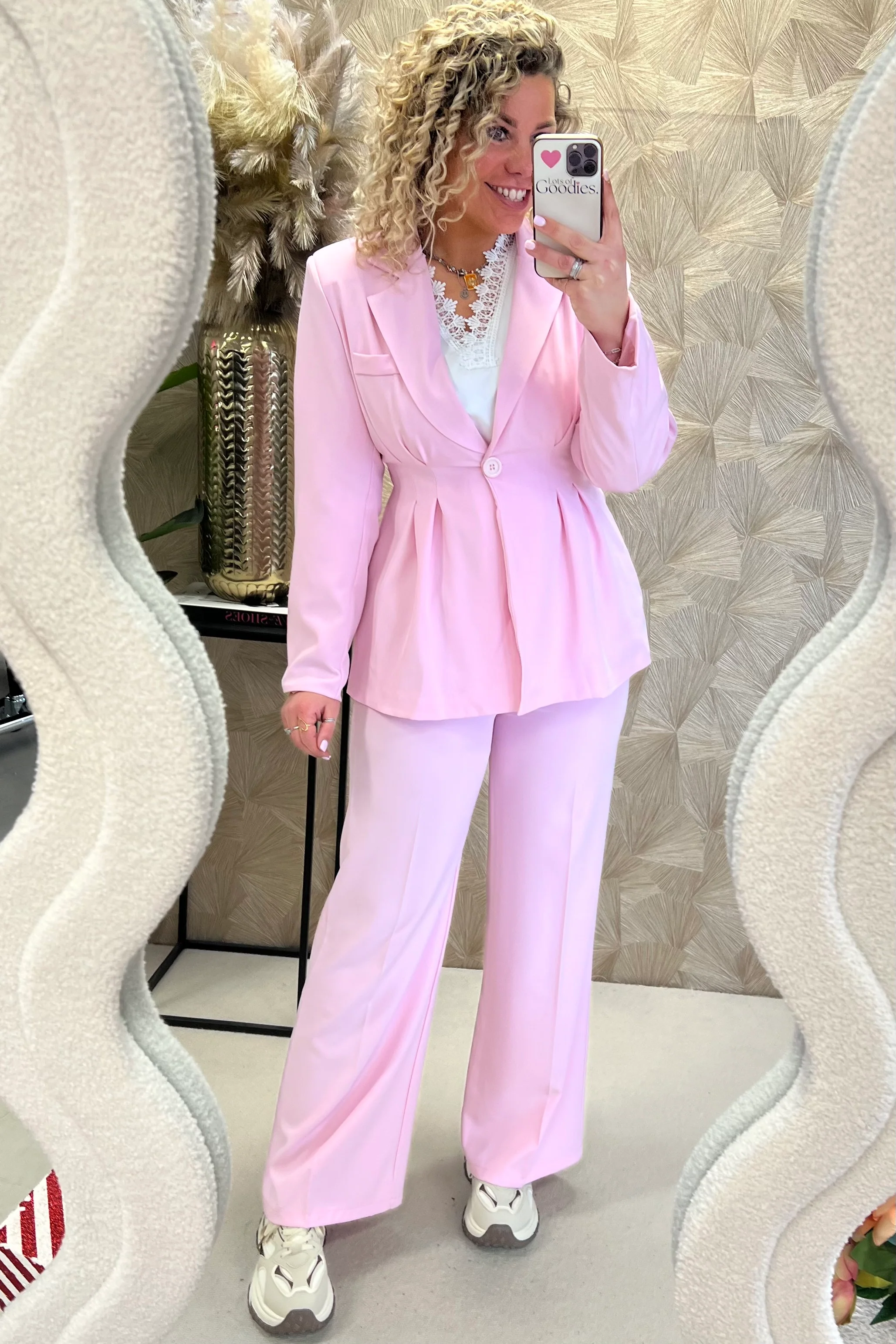Riley Taille Suit - Light Pink - Image 3