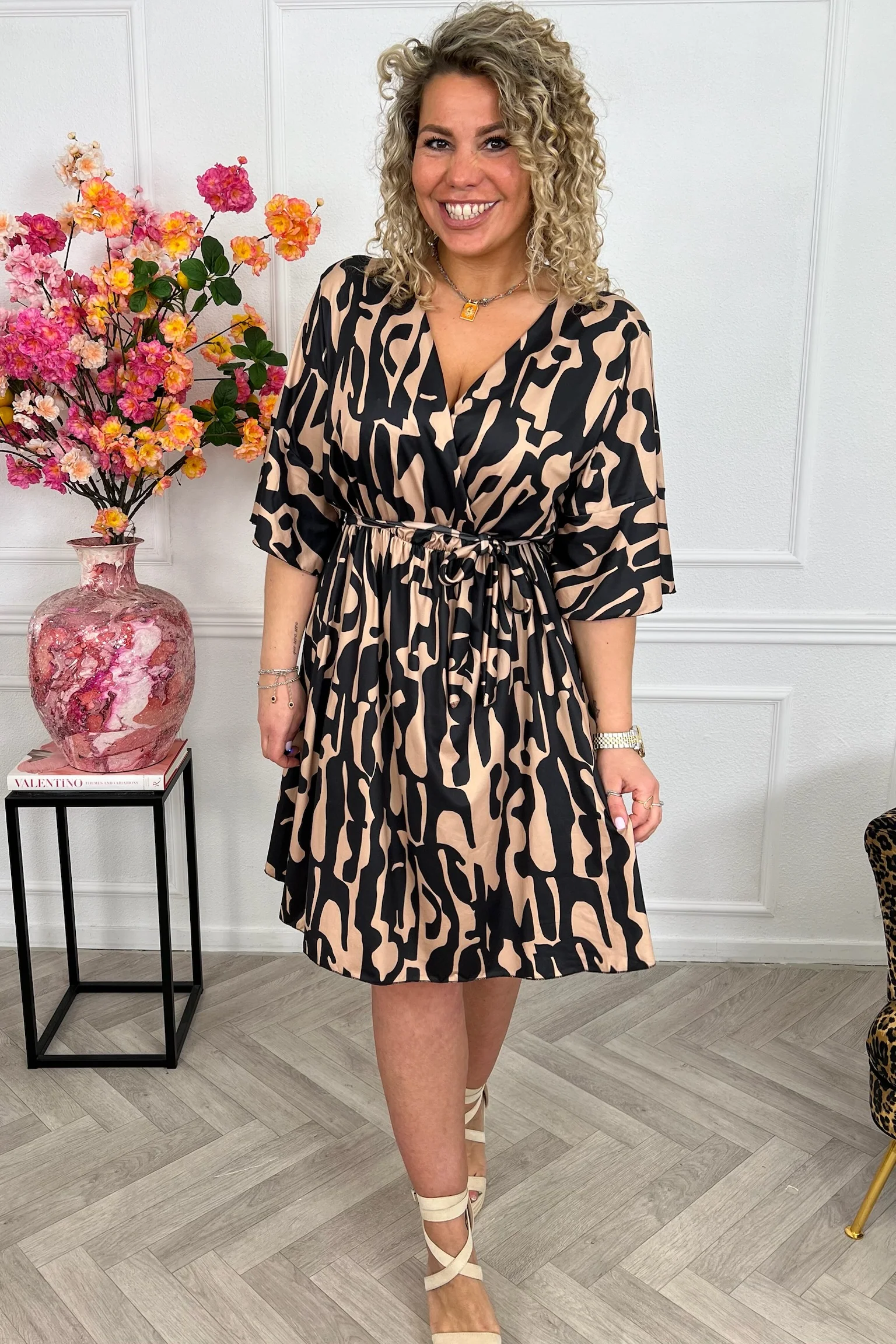 Short Jill Dress - Roma Camel